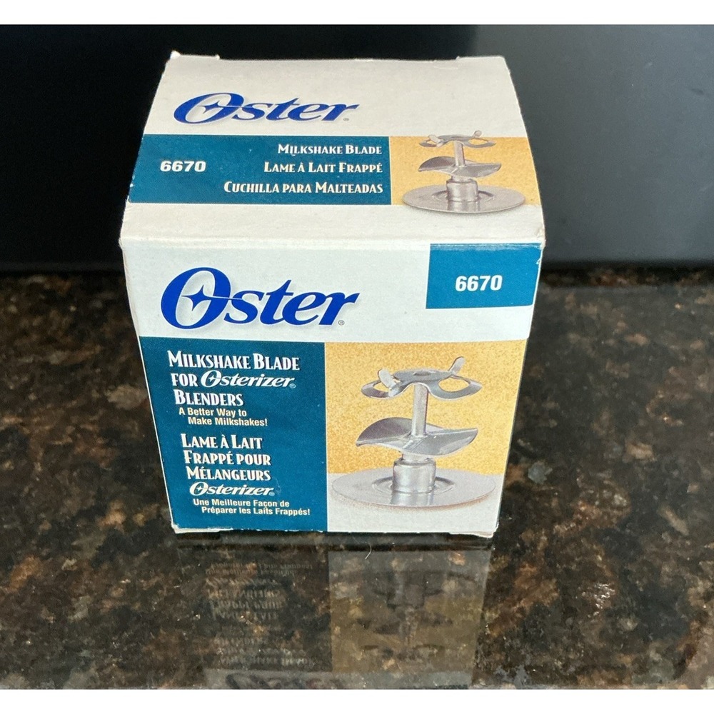 Oster Blender Milkshake Blade 6670 Original Open Box & Instructions
